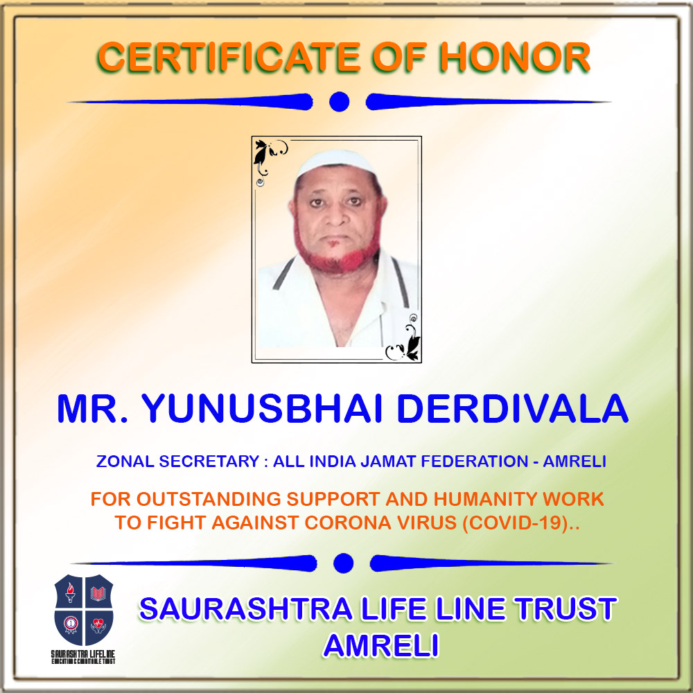 Certificate of Honor